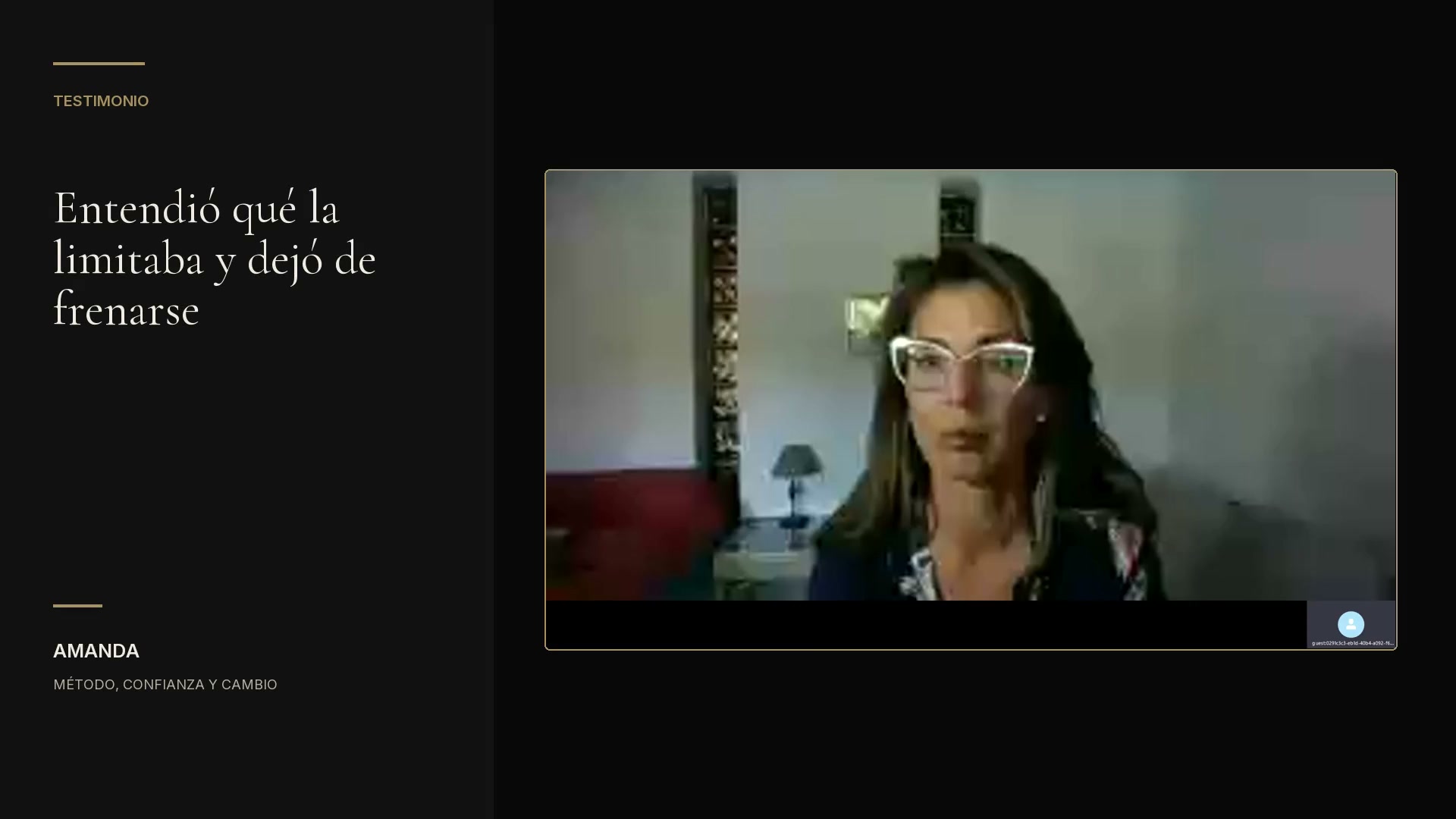 Testimonio de Amanda