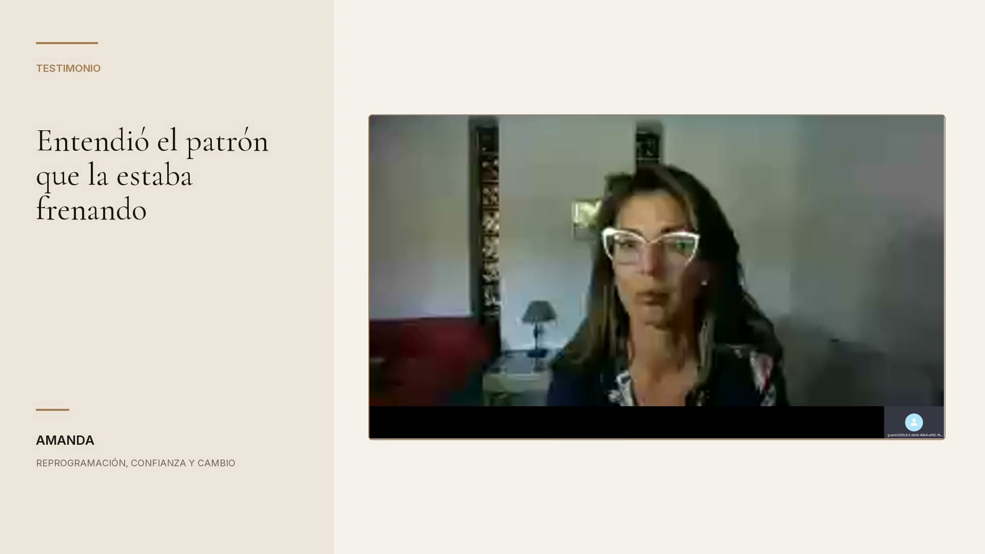 Testimonio de Amanda