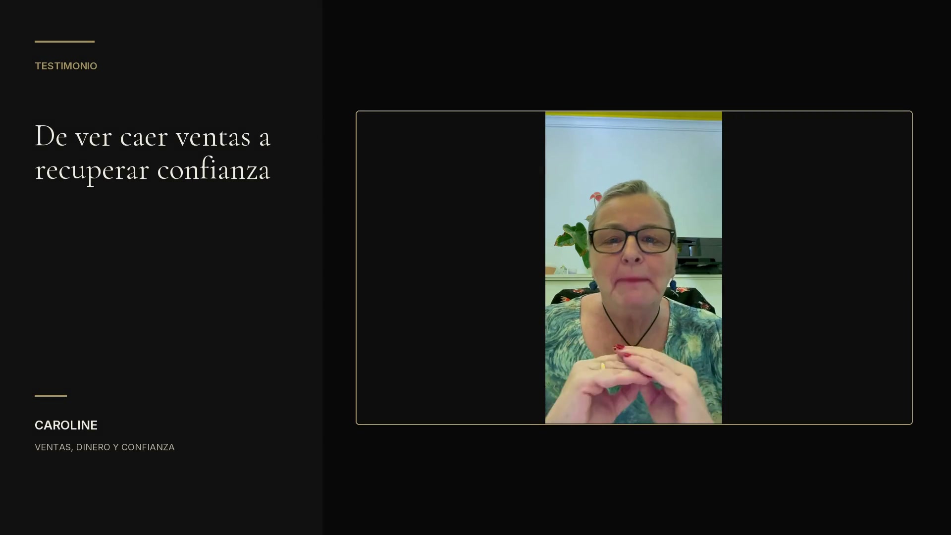 Testimonio de Caroline