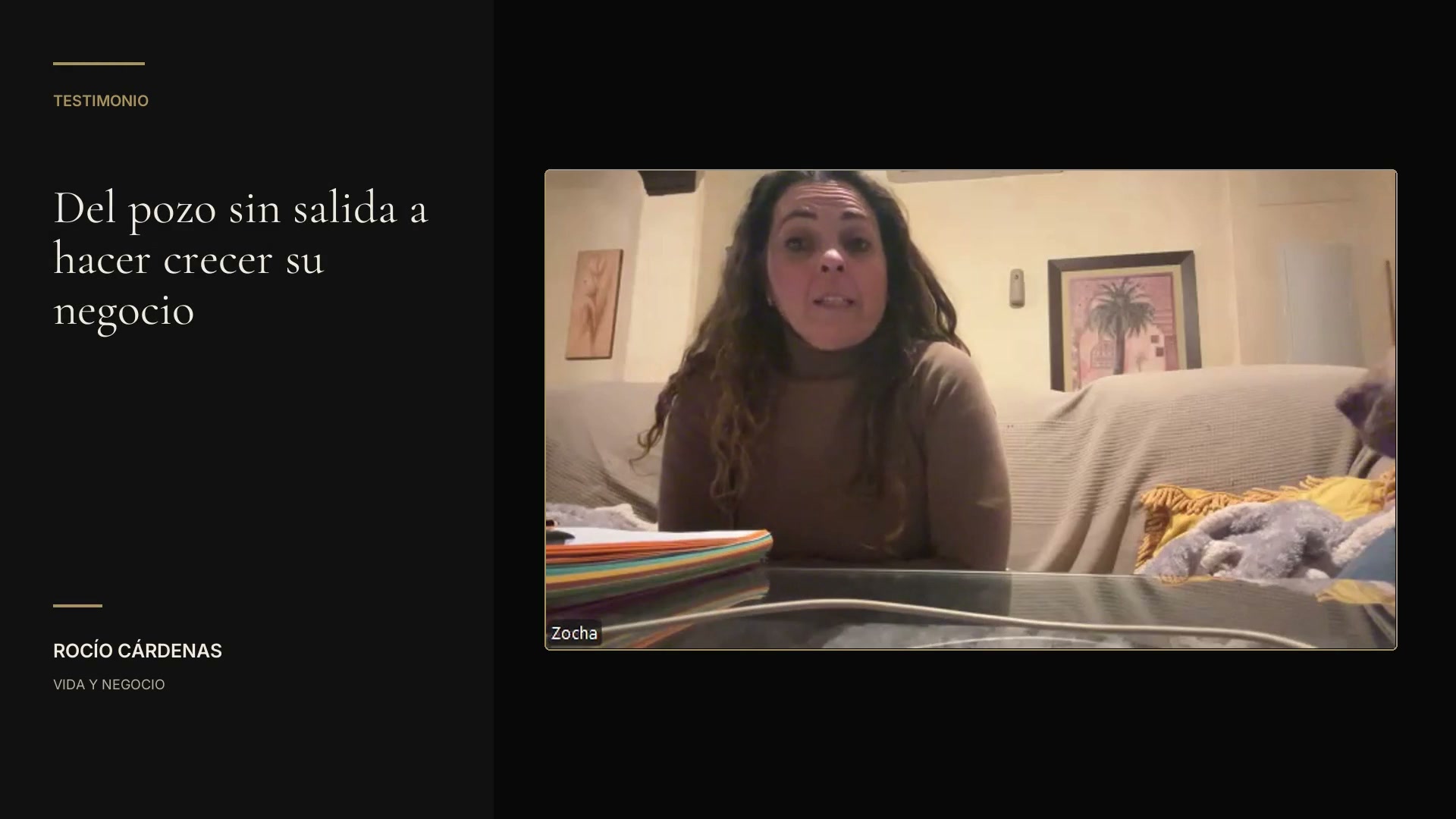 Testimonio de Rocío Cárdenas