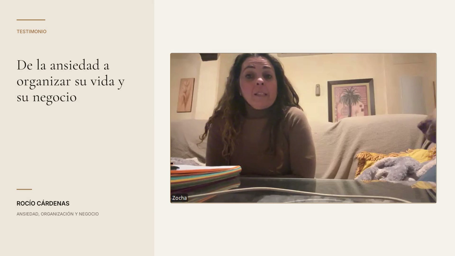 Testimonio de Rocío Cárdenas