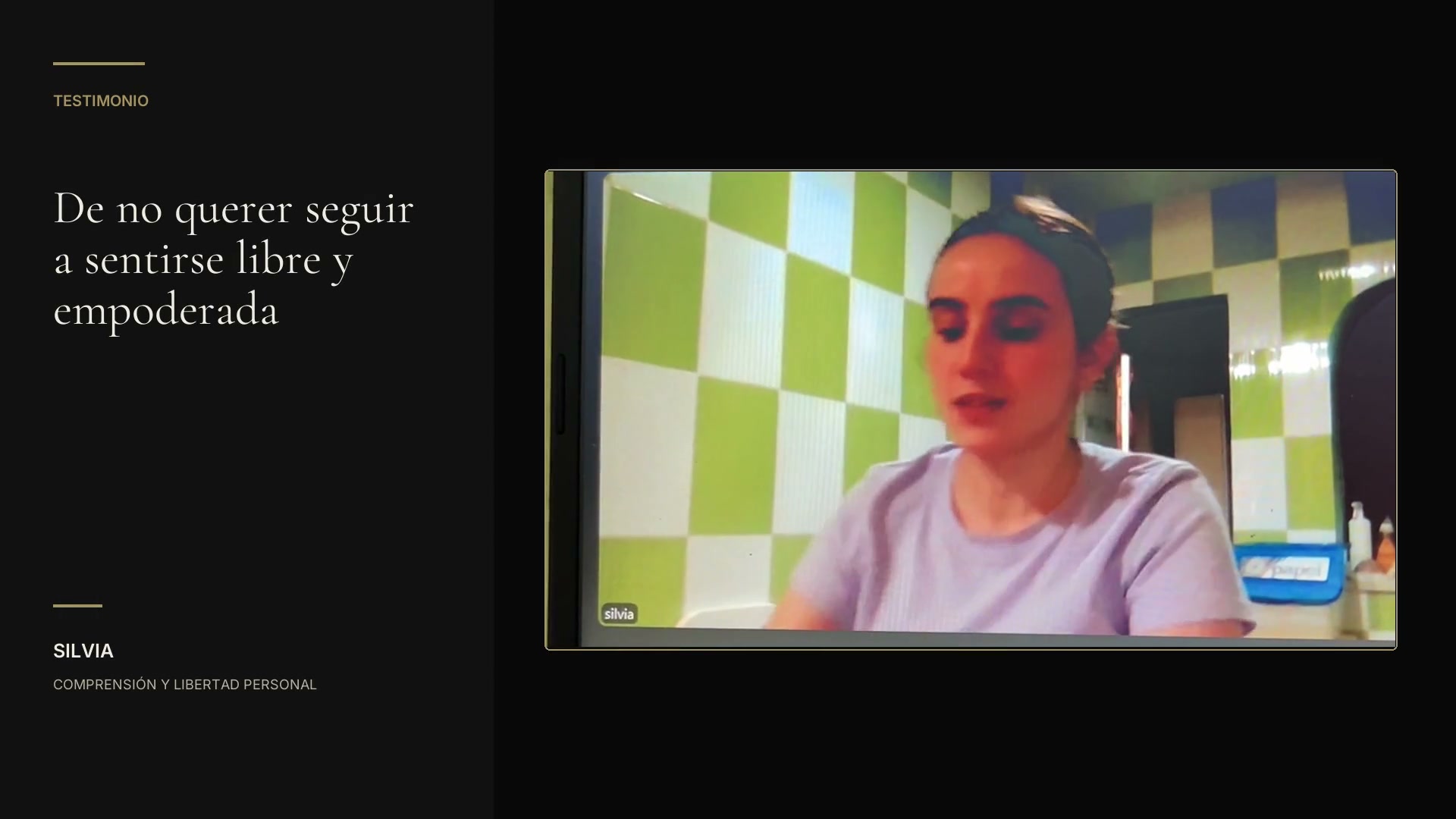 Testimonio de Silvia